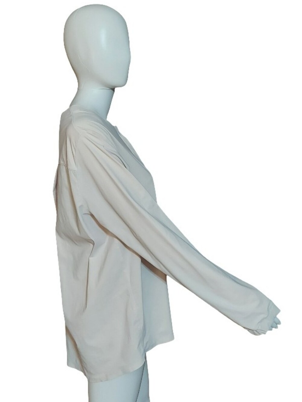 Lululemon Solo Blouse In Cream - Picture 7 of 12